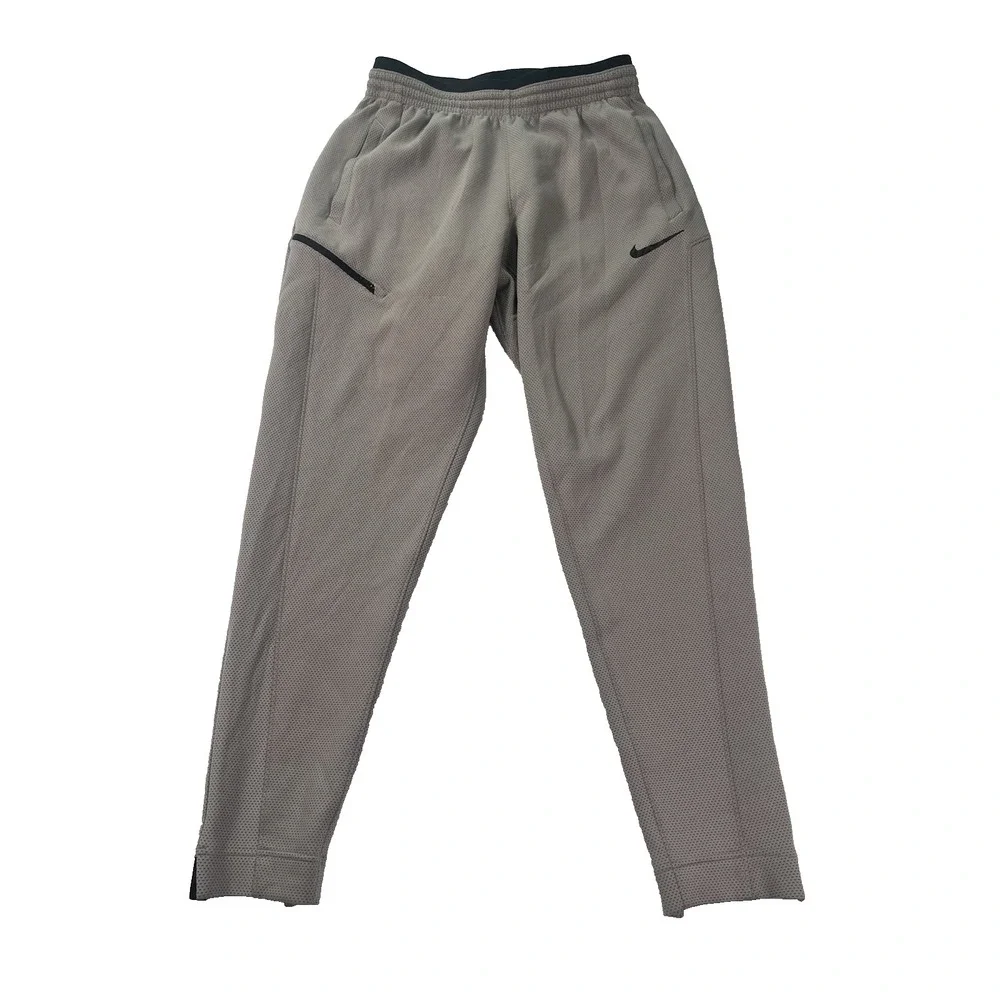 Nike Dri-Fit Sportswear Sweatpants Jogger Size Medium M Gray Black